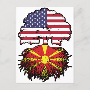 Cartão Postal Macedônia Estados Unidos da América macedônia