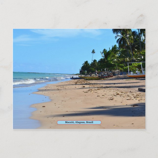 Cartão Postal Maceió, Alagoas, Brasil (Frente)