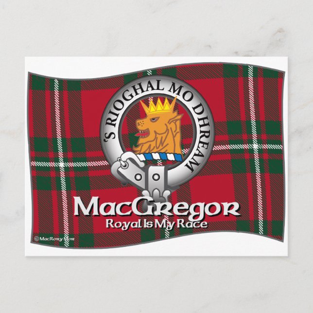 Cartão Postal MacGregor Clan (Frente)