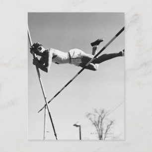 Cartão Postal Mache Pole Vaulter