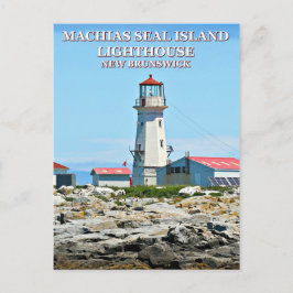 Cartão Postal Machias Seal Island Lighthouse, Cartão-postal de N