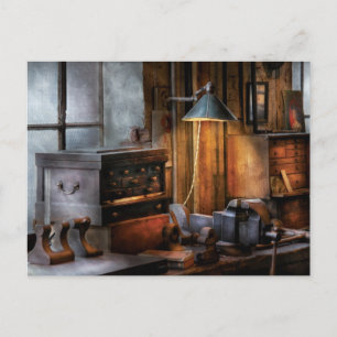 Cartão Postal Machinista - Minha estação de trabalho