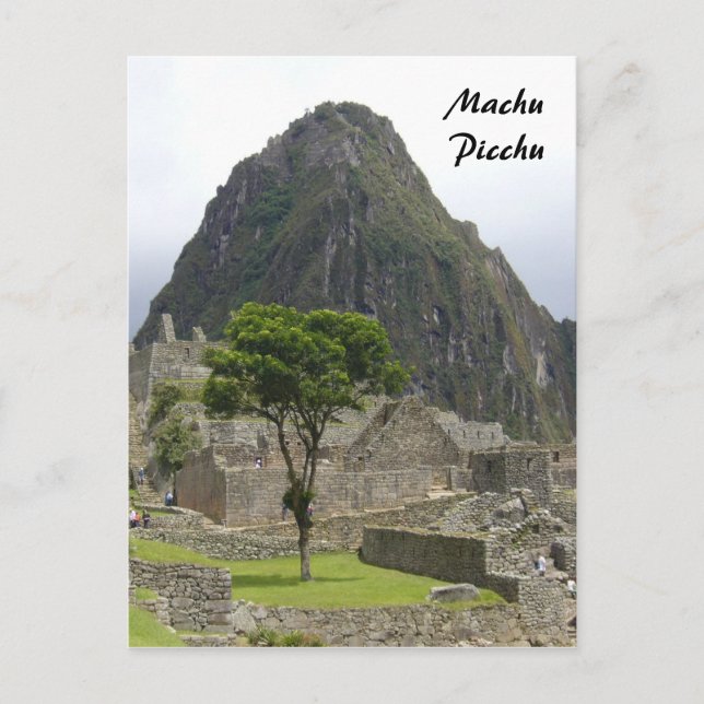Cartão Postal machu peru (Frente)