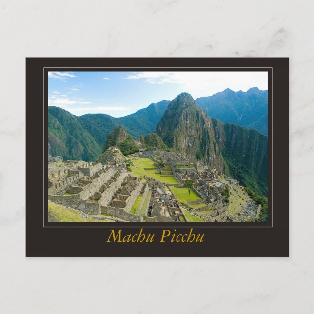Cartão Postal Machu Picchu (Frente)