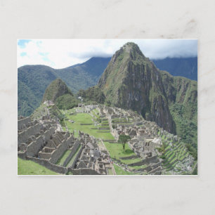 Cartão Postal Machu Picchu