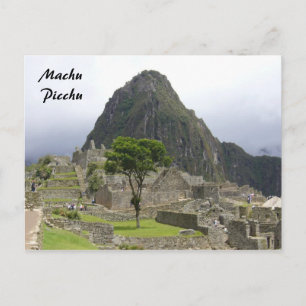 Cartão Postal machu picchu