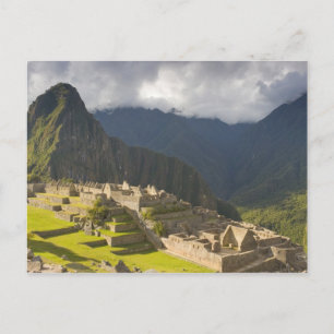 Cartão Postal Machu Picchu, ancient ruins, UNESCO world 4