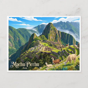 Cartão Postal Machu Picchu Cusco Peru