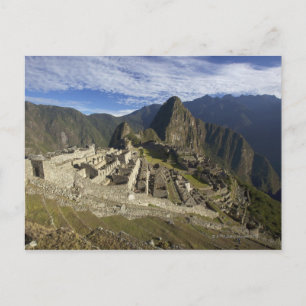 Cartão Postal Machu Picchu, Patrimônio Mundial da UNESCO, Água