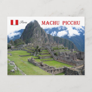 Cartão Postal Machu Picchu, Peru