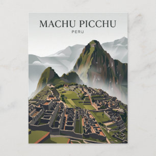 Cartão Postal Machu Picchu Peru