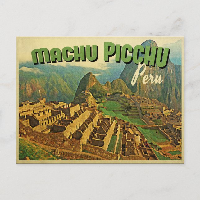 Cartão Postal Machu Picchu Peru (Frente)