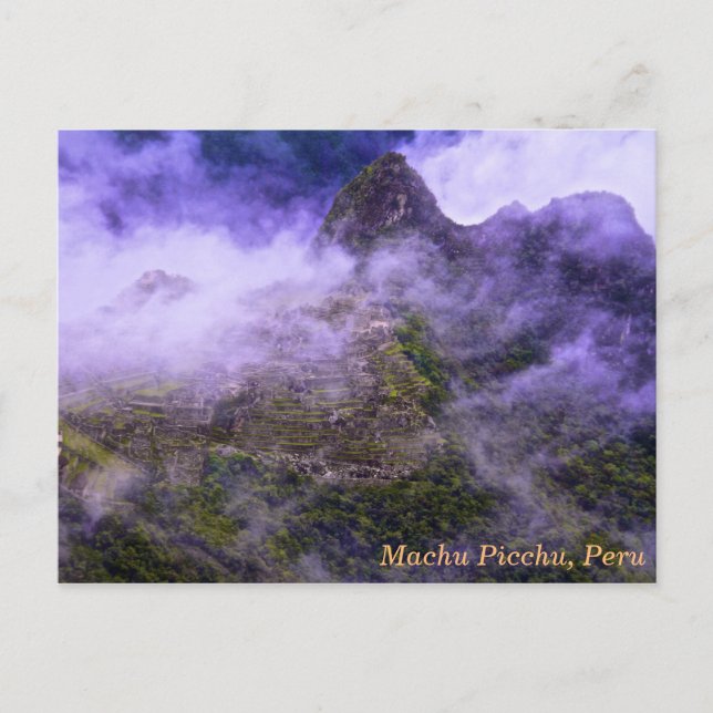 Cartão Postal Machu Picchu, Peru (Frente)