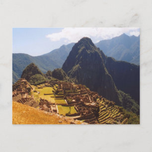 Cartão Postal Machu Picchu Peru - Machu Picchu Ruins Sunrise