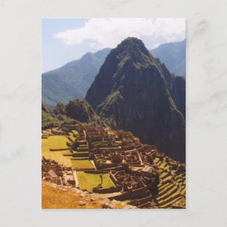 Cartão Postal Machu Picchu Peru - Machu Picchu Ruins Sunrise