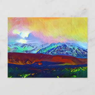 Cartão Postal Maciço montanhoso de Espanhas