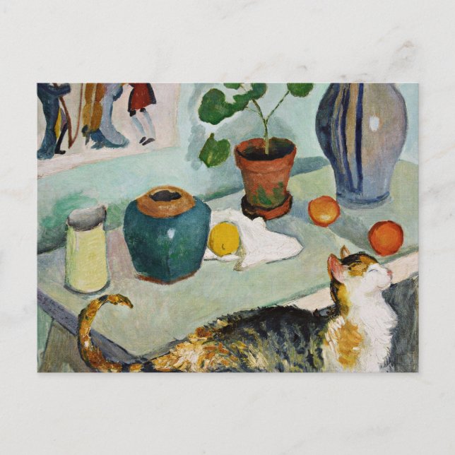 Cartão Postal Macke - O Fantasma nas Salas da Casa (Frente)