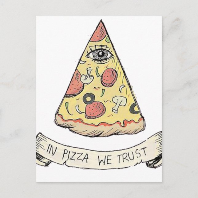 Cartão Postal Maçom Illuminati (Frente)