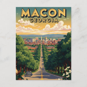 Cartão Postal Macon Georgia Viagem