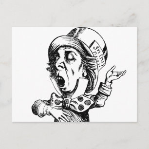 Cartão Postal Mad Hatter
