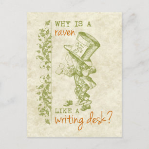 Cartão Postal Mad Hatter, Alice no País das Maravilhas