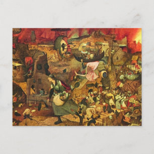Cartão Postal Mad Meg Por Hieronymus Bosch