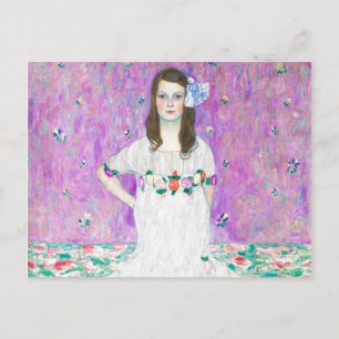 Cartão Postal Mada Primavesi por Gustav Klimt Pintura Trabalho d