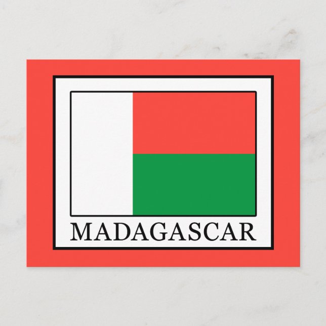 Cartão Postal Madagáscar (Frente)