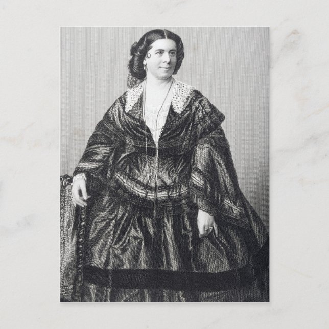 Cartão Postal Madame Anna Bishop (Frente)