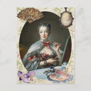 Cartão Postal Madame de Pompadour