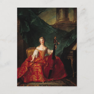 Cartão Postal Madame Henriette de France no Tribunal