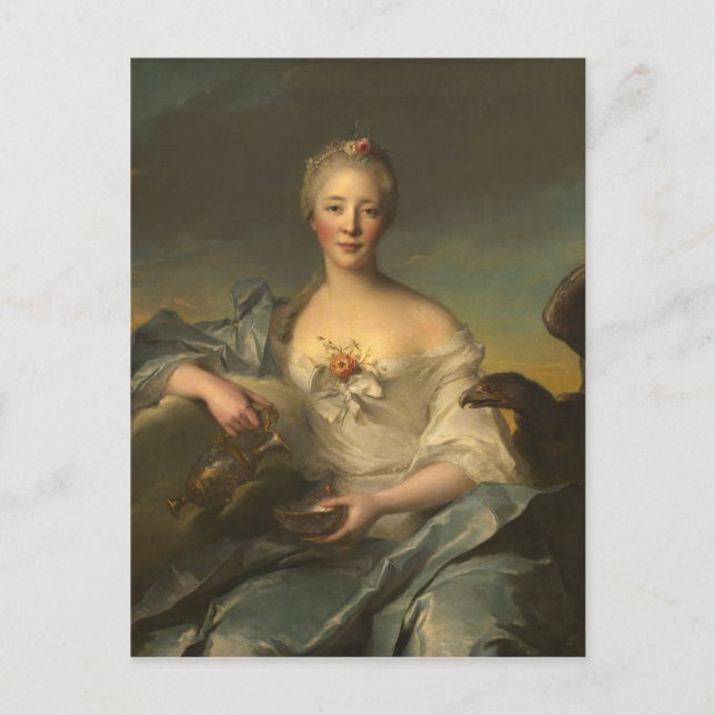 Cartão Postal Madame Le Fèvre de Caumartin como Hebe (Frente)