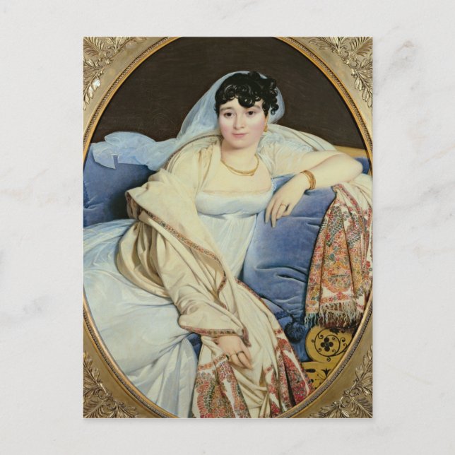 Cartão Postal Madame Riviere Marie Francoise Jacquette (Frente)