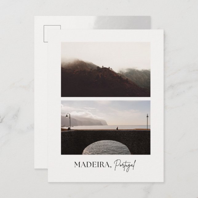 Cartão Postal Madeira, Portugal aesthetic travel  (Frente/Verso)