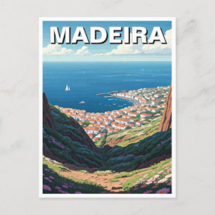 Cartão Postal Madeira Portugal Viagem