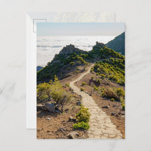 Cartão Postal Madeira PR 1.2 hike to Pico Ruivo (Frente/Verso)