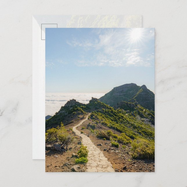 Cartão Postal Madeira PR 1.2 hike to Pico Ruivo (Frente/Verso)