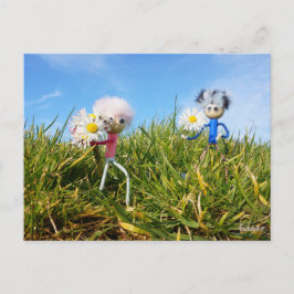 Cartão Postal Madeliefjes plukkende fubby's.