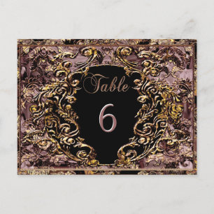 Cartão Postal Madelina Cavendish Victorian Table Number Card