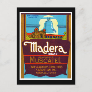 Cartão Postal Madera Muscatel