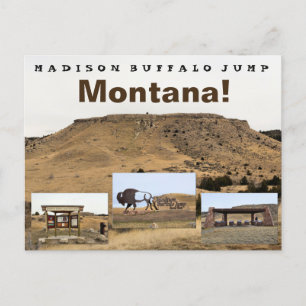 Cartão Postal Madison Buffalo Jump