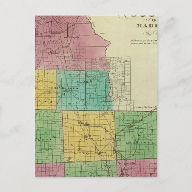 Cartão Postal Madison County (Frente)