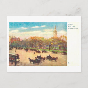 Cartão Postal Madison Square Antigo na Cidade de Nova York