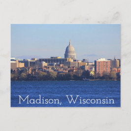 Cartão Postal Madison Wisconsin O Cartão-postal do Capitólio