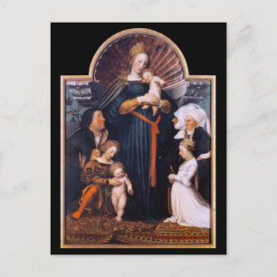 Cartão Postal Madona de Darmstadt, Holbein, o Jovem