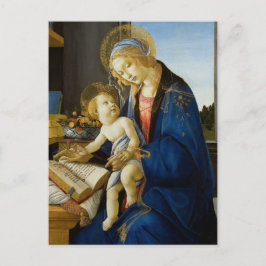 Cartão Postal Madona do Livro de Botticelli