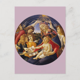 Cartão Postal Madona do Magnificat por Botticelli