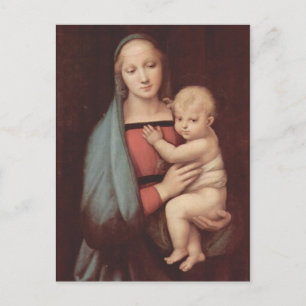 Cartão Postal Madonna Del Granduca por Raphael