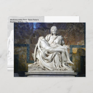 Cartão Postal Madonna della Pietà, Cidade Vaticano -