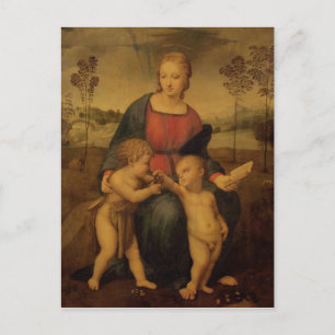 Cartão Postal Madonna do Goldfinch, c.1506